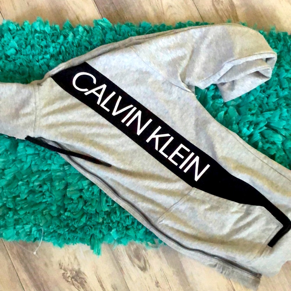 Men Calvin Klein zip up hoodie